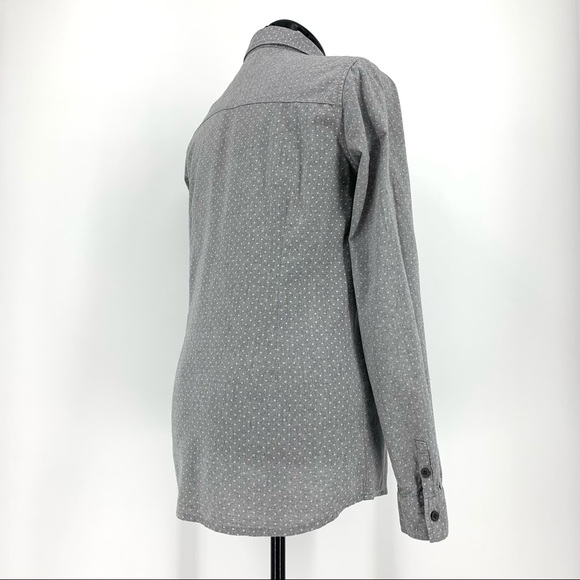 Firefly Polka Dot Flannel Button Down Shirt, Med - Picture 10 of 16